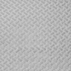 Europatex Luxor White Fabric> Solid, Texture & Faux