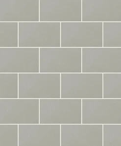 Brewster 2836-M1123 Angelo Grey Subway Tile Wallpaper> Damask, Trellis & Geometrics