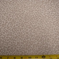 Stock/Regal Malindi Taupe Jacquard Cheetah Skin Spot Regal Fabric Outlet