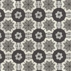 Brewster Marqueterie Grey Mosaic Geometric Wallpaper> Florals