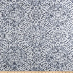 Stock/Covington Marrakesh Navy Covington Fabric> Damask, Trellis & Geometrics