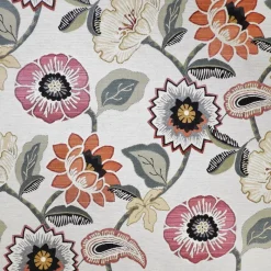 Regal Mazie Coral Fabric> Florals