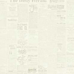 York MH1509 The Daily Wallpaper> Damask, Trellis & Geometrics