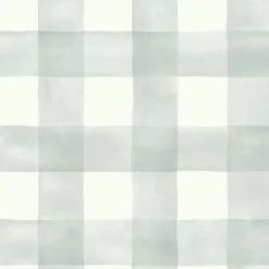 York MH1519 Watercolor Check Wallpaper Online
