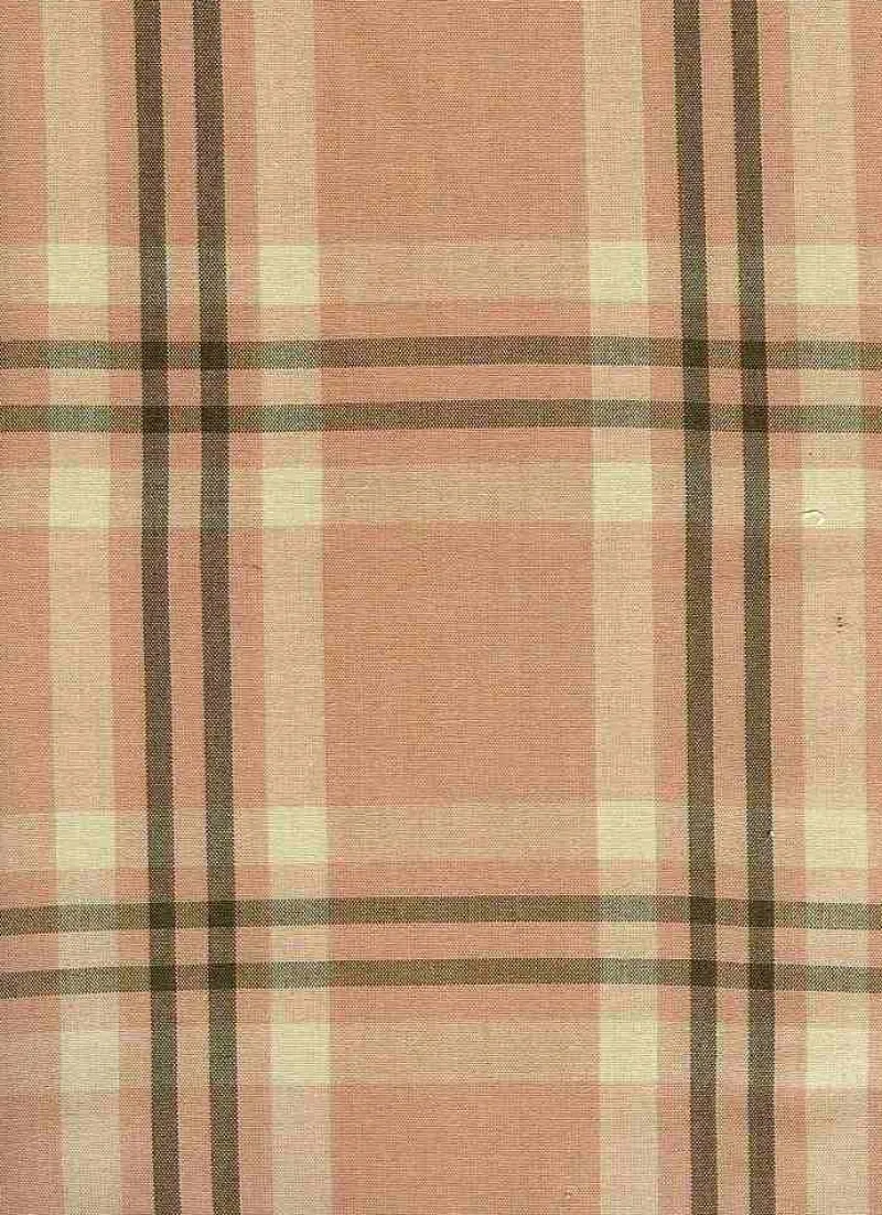 Laura Kiran Miami Plaid Blush Fabric