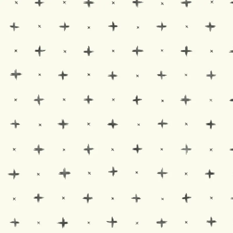 York MK1100 Cross Stitch Black Wallpaper Clearance