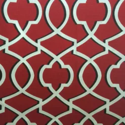 Europatex Morrow Carmine Red Outdoor Fabric Outlet