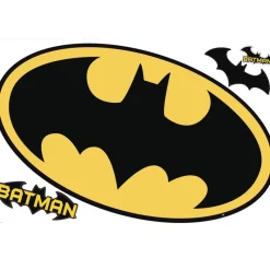 York/RoomMates Murals Batman Giant Logo w/ Dry Erase Mural> Mens & Lodge