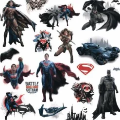 York/RoomMates Murals Batman v Superman Peel and Stick Wall Decals Mural> Mens & Lodge