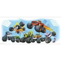 York/RoomMates Murals Blaze & Friends Peel and Stick Giant Wall Graphic Mural> Mens & Lodge