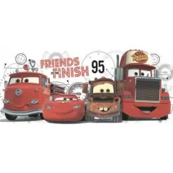 York/RoomMates Murals Cars 2 Friends To The Finish Giant Wall Decal Mural Best