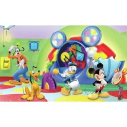 York Murals Disney Mickey & Friends Clubhouse Capers Pre-Pasted Mural> Kids