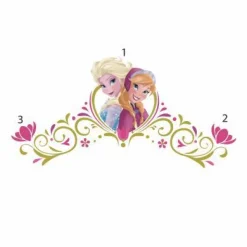 York/RoomMates Murals Frozen SpringTime Custom Headboard Giant Wall Decals w/ Personalization Mural> Mens & Lodge