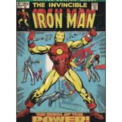 York/RoomMates Murals Iron Man Comic Cover Mural> Mens & Lodge