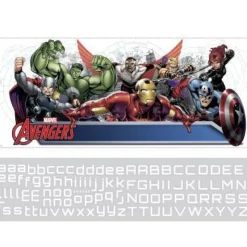 York/RoomMates Murals Marvel's Avengers Assemble Personalization Headbord Giant Wall Decal Mural> Mens & Lodge