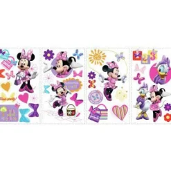 York/RoomMates Murals Minnie Mouse Bow-tique Wall Decals Mural Sale