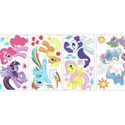 York/RoomMates Murals My Little Pony Wall Decals with Glitter Mural Hot