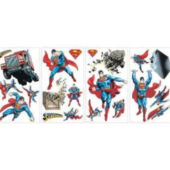 York/RoomMates Murals Superman Day of Doom Wall Decals Mural Best