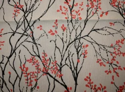 Culp Myla Poppy Performance Fabric> Florals