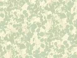 York NA0517 Green Pressed Leaves Wallpaper Online