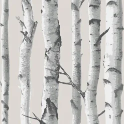 Brewster NU1650 Birch Tree Peel And Stick Wallpaper> Mens & Lodge