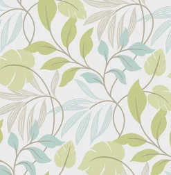 Brewster NU1657 Blue and Green Meadow Peel and Stick Wallpaper Discount