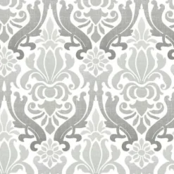 Brewster NU1827 Grey Nouveau Damask Peel And Stick Wallpaper Best