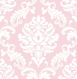 Brewster NU1397 Pink Ariel Peel And Stick Wallpaper> Kids