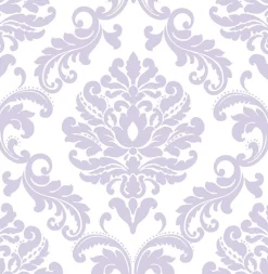 Brewster NU1396 Purple Ariel Peel And Stick Wallpaper> Kids