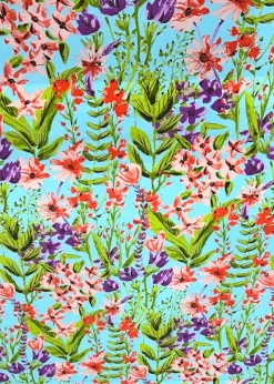 Tempo OD Gloria Aqua Fabric