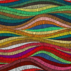 Stock/Tempo OD Kenya Rouge Tempo Fabric Clearance