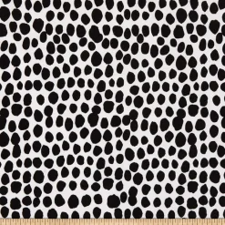 Tempo OD Signature Dot Black White Fabric