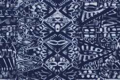 Tempo OD Terrasol Global Patchwork Indigo Fabric> Outdoor