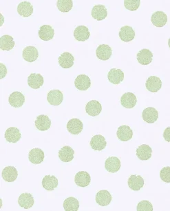 Brewster Odette Mint Stamped Dots Wallpaper> Florals