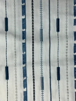 SMC Off Track Cadet Swavelle Mill Creek Fabric> Stripes & Chevrons