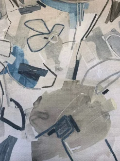 SMC Origami Garden Oyster Shell Swavelle Mill Creek Fabric> Florals