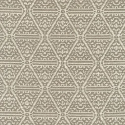 Regal Origin Taupe Fabric> Damask, Trellis & Geometrics