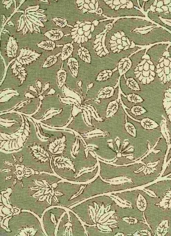 Laura Kiran Paradise Dove Fabric> Florals