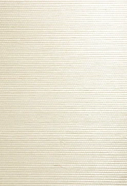 Brewster Ping Cream Grasscloth Wallpaper