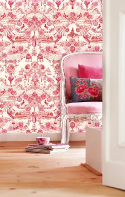 Brewster Pip de Jouy Wallpaper Mural Discount