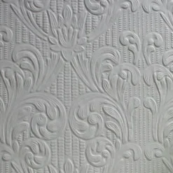 Brewster 437-RD0630 Charles Paintable Supaglypta> Damask, Trellis & Geometrics