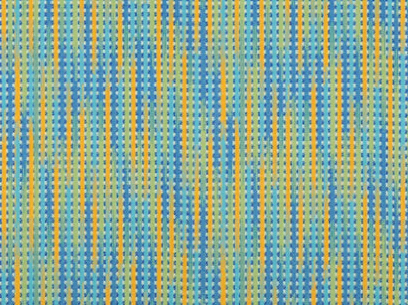 Covington Reggae Stripe Capri Blue Fabric Discount