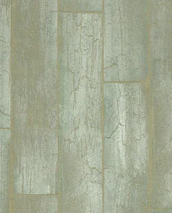 Brewster Resource Esmee Green Wood Wallpaper New