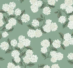 York RI5145 Jade Hydrangea Wallpaper> Architectural