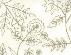 Laura Kiran Romantic Vine Putty Fabric Best