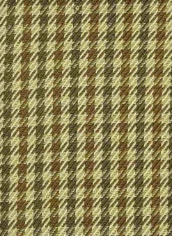 Laura Kiran Rothchild Twill Check Khaki Fabric> Plaids & Checks