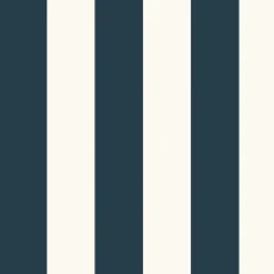 York SA9174 Navy Awning Stripe Wallpaper Online