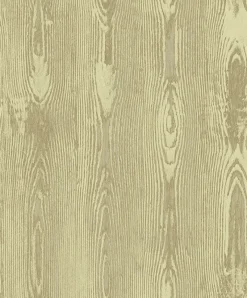 Brewster 2959-SDM2003 Jaxson Gold Faux Wood Wallpaper> Brick, Stone & Wood