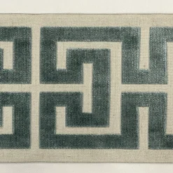 Stock/Europatex Skyrise Teal 7 inch Velvet Europatex Tape Trim Sale