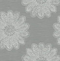 Brewster/ASP Sol Slate Medallion Wallpaper Sale
